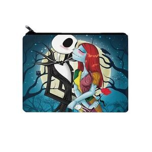 New! Nightmare Before Christmas Zipper Storage Bag Lightweight Cosmetic Pouch